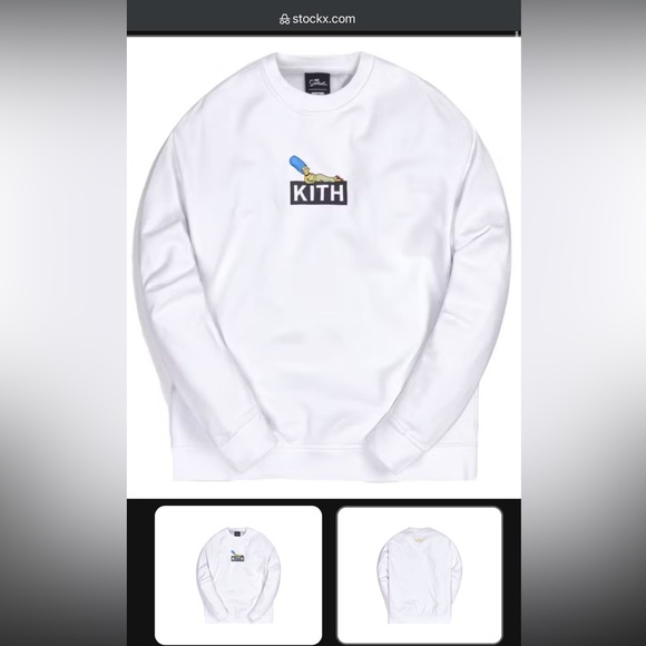 ☆ KITH x THE SIMPSONS Marge crewneck コラボスウェット ☆ KITH FOR THE SIMPSONS MARGE BOX LOGO CREWNECK Size XXL | eBay
